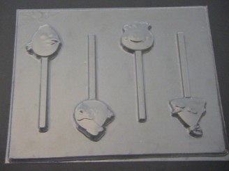 431sp Angry Mad Birds Chocolate Candy Mold